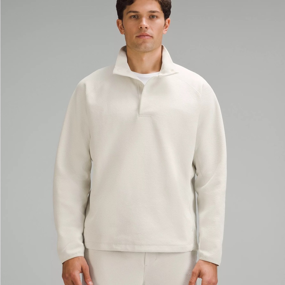 Lululemon Anorak Textured Pullover XL Bone color